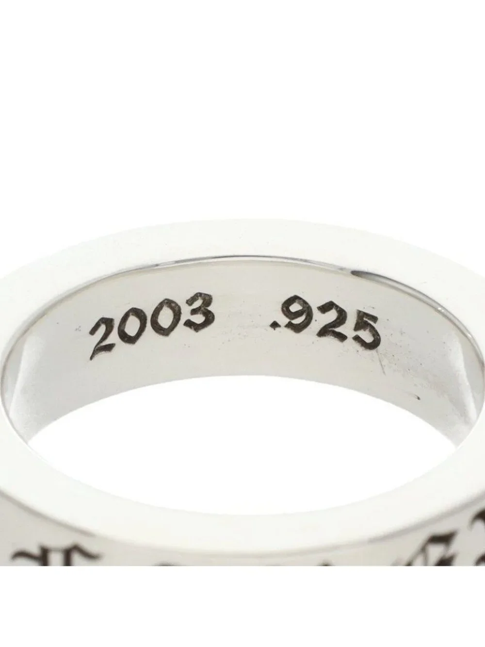 Chrome Hearts Spacer Forever Silver Ring